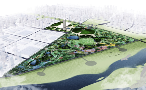 Design of Expo Valley presented in Xianyang